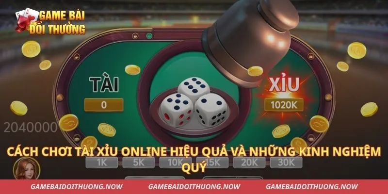 Cách Chơi Tài Xỉu Online Hiệu Quả Và Những Kinh Nghiệm Quý